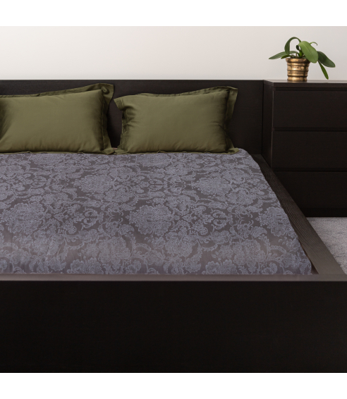 Satin Bed Sheet „Cacao light“. Flat sheets