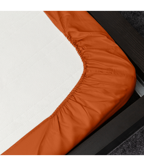 Satin Fitted Sheet "Yam". Fittedsheets