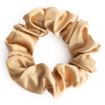 Silk hair scrunchies "Sandstone". Jewelry. Light brown silk hair scrunchie