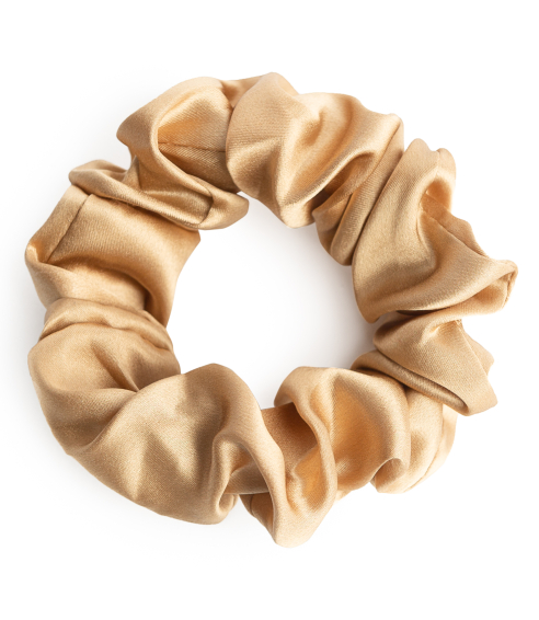 Silk hair scrunchies "Sandstone". Hair scrunchies