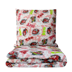 Children’s Bedding Set „Bath red”. Kids bedding, 140x200 cm