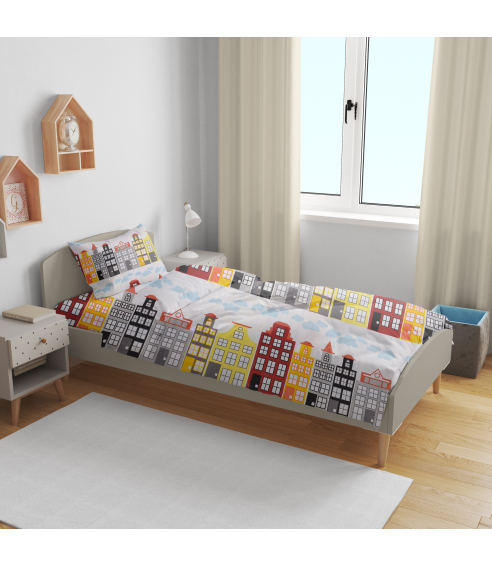 Children’s Bedding Set „Town”. Baby bedding
