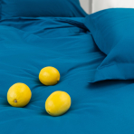 Premium satin pillowcase “Turquoise Sateen” 1 piece