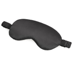 Silk Sleep Mask „Onyx“. Jewelry. Black silk sleep mask