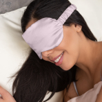 Silk Sleep Mask „Perfume“. Jewelry. Luxurious silk eye mask with elastic strap