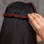 Silk Sleep Mask „Hickory“. Jewelry. Silk sleep mask with elastic strap