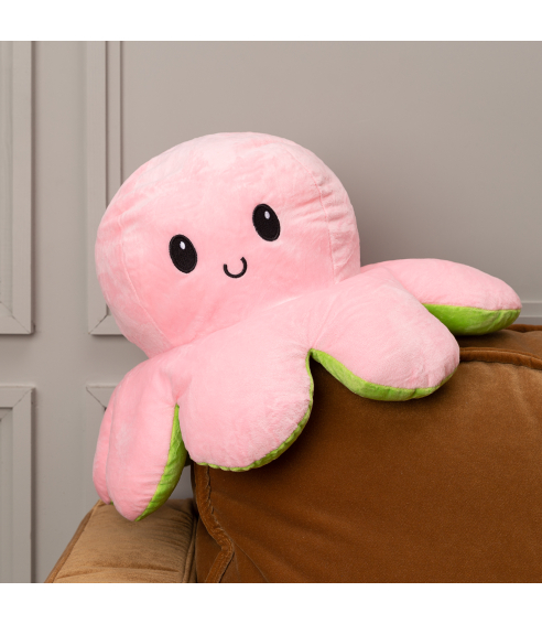 Pillow – Toy “Green Octopus”. Kids bedding