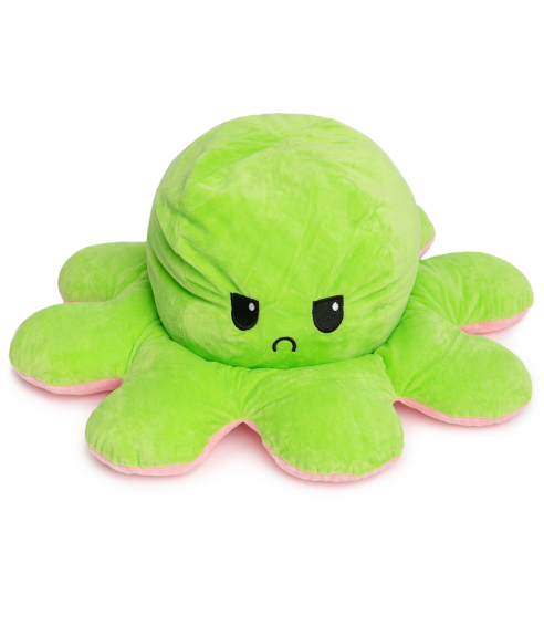 Pillow – Toy “Green Octopus”. Kids bedding