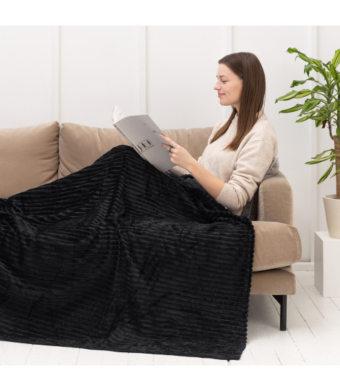 Plaid „Raven“. Blankets