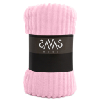 Blanket „Rose“. Blankets, 200x220 cm. Material of the “rose” fleece blanket: fluffy, warm, subtle pink tone.