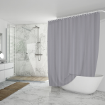 Shower curtain “Grey lines”, 180x180 cm 