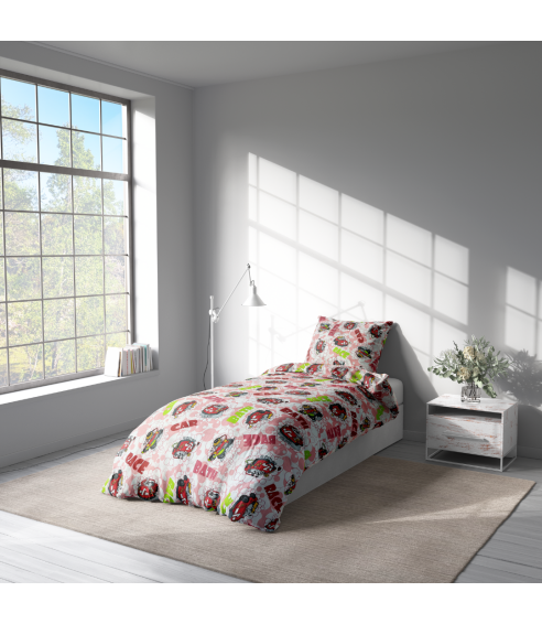 Children’s Bedding Set „Bath red”. Kids bedding