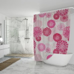 Shower curtain “Dahlia”, 180x180 cm 