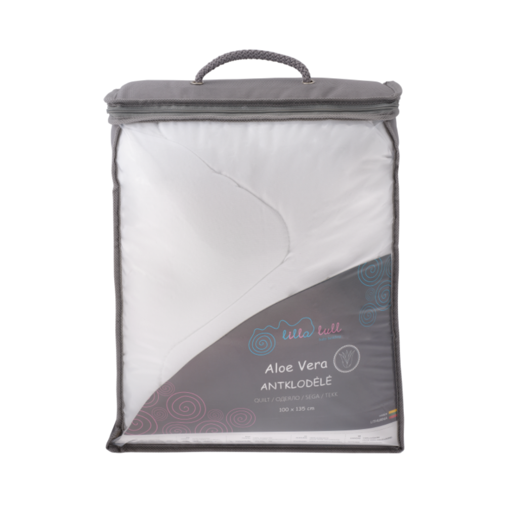 Kids duvet „Aloe vera“. Baby bedding, 100x135 cm