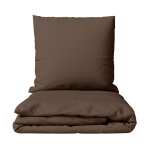Mikropluoštas Patalynės komplektas „Brunette“, 140x200 cm, 200x200 cm, 200x220 cm, 220x240 cm. Warm brown bedding set, adding cozy charm to your bedroom.