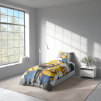 Children’s Bedding Set „Minions“. Kids bedding, 140x200 cm
