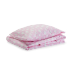 Baby bedding “Pink Clouds”. Patterned bedding sets, 100x140 cm