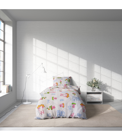 Children’s Bedding Set „Rose bears”. Kids bedding