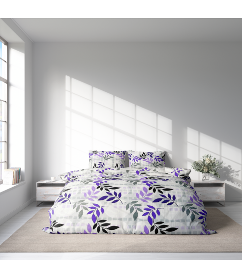 Bedding Set „Leaves“. Cotton bedding sets