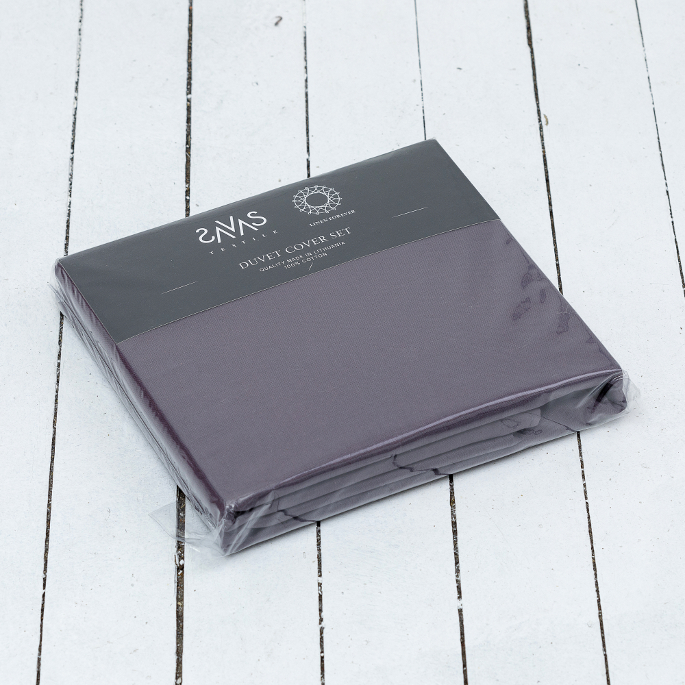 Bedding Set „Classic dark purple“. Cotton bedding sets, 200x220 cm