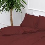 Bedding Set „Classic rust“. Cotton bedding sets, 140x200 cm