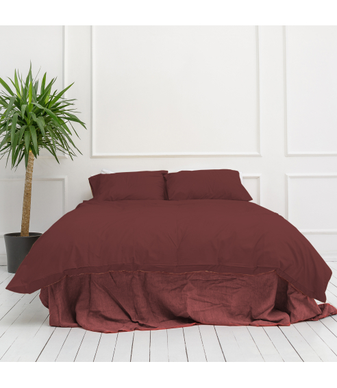 Bedding Set „Classic rust“. Cotton bedding sets