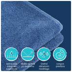 Bath towel “Dark Blue”, 70x140 cm