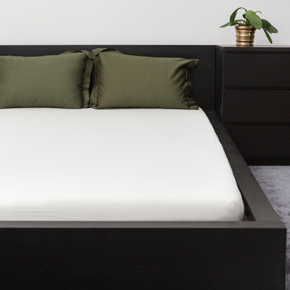 Waterproof Jersey Bed Sheet „White“. Waterproof fitted sheets, 150x220 cm, 180x220 cm, 200x220 cm. Non-elastic waterproof cover for bed