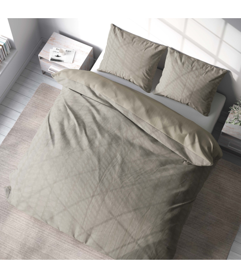 Seersucker bedding set „Oat“. Bedding sets 200x200