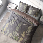 Bedding Set „Nature“. Brown bedding sets, 200x200 cm