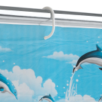 Shower curtain “Dolphin”, 180x180 cm 