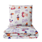Children’s Bedding Set „Violet bears”. Kids bedding, 140x200 cm