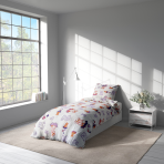 Children’s Bedding Set „Violet bears”. Kids bedding, 140x200 cm