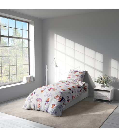Children’s Bedding Set „Violet bears”. Kids bedding