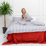 Bedding Set „Stripes“. Cotton bedding sets, 200x220 cm