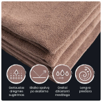 Bath towel “Brown”