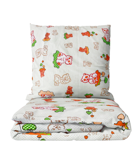 Children’s Bedding Set „Green bears”. Baby bedding