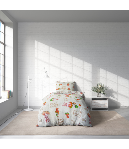 Children’s Bedding Set „Green bears”. Baby bedding