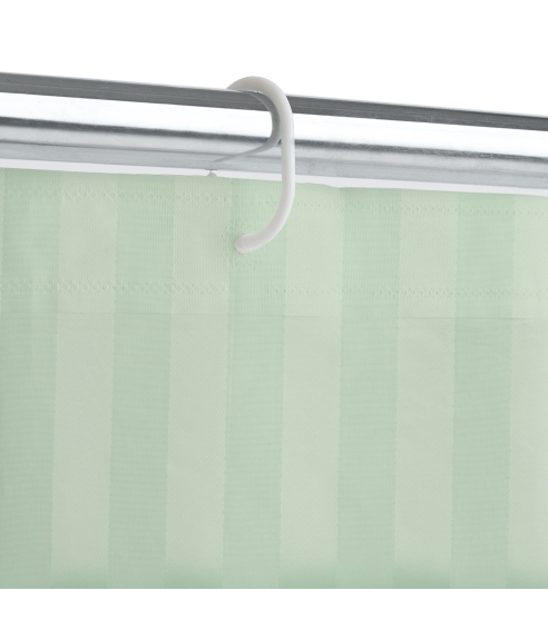 Shower curtain “Green lines”. Bathroom curtains