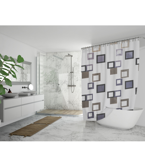 Shower curtain “Modern”. Bathroom curtains