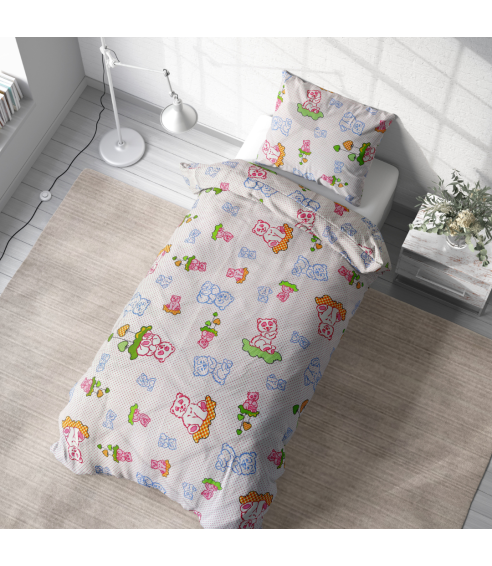 Children’s Bedding Set „Rose bears”. Kids bedding