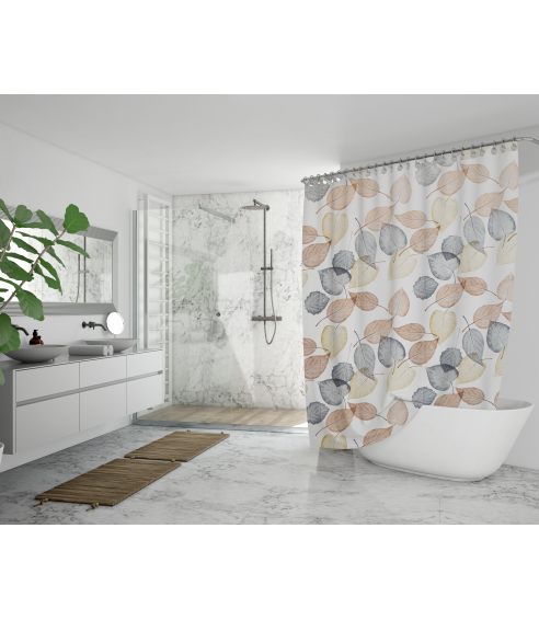 Shower curtain “Autumn”. Bathroom curtains