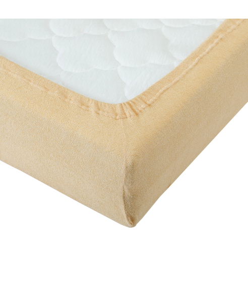 Terry fitted sheet  „Yellow“