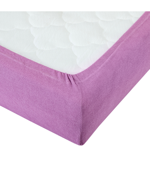 Terry fitted sheet „Lilac“