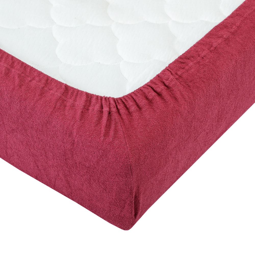 Terry fitted sheet „Bordo“, 180x200 cm