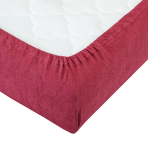 Terry fitted sheet „Bordo“, 180x200 cm