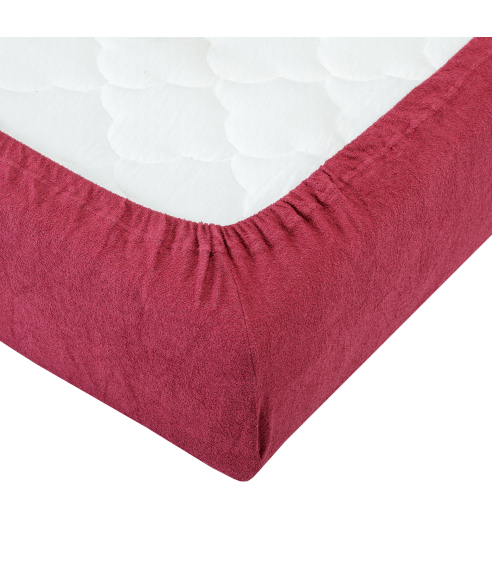 Terry fitted sheet „Bordo“. Fittedsheets