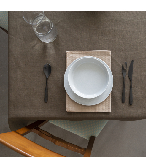 Staltiesė „Linen brown“