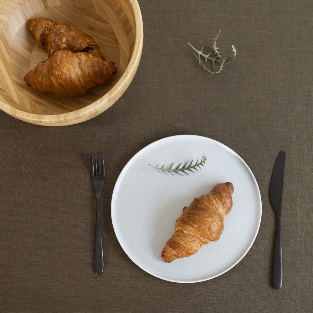 Tablecloth „Linen brown“. Linen tablecloths, 140x140 cm, 140x300 cm