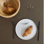 Tablecloth „Linen brown“. Linen tablecloths, 140x140 cm, 140x300 cm